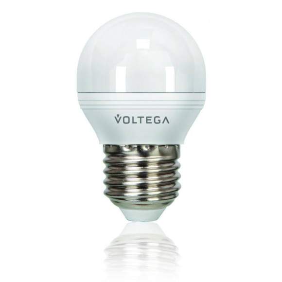 Светодиодная диммируемая лампа E27 6W 4000К (белый) Simple Voltega 5496