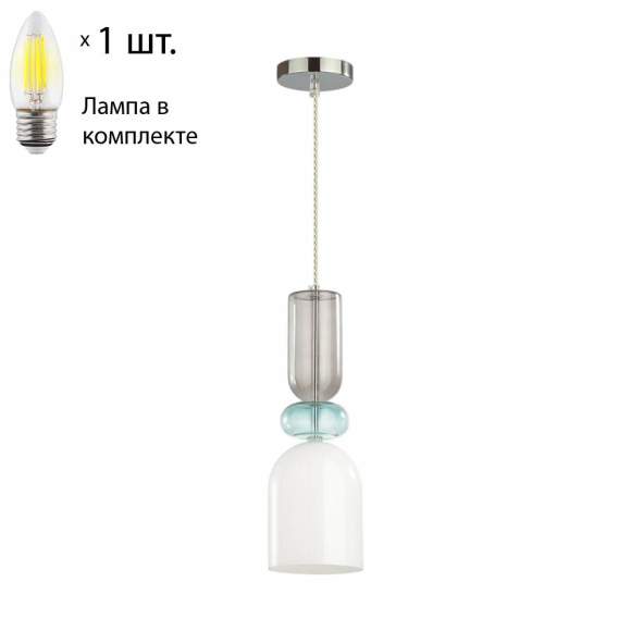 Подвесной светильник с лампочкой Lumion Gillian 5235/1+Lamps Е27 Свеча