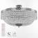 Потолочная светодиодная диммируемая люстра с пультом ДУ Bohemia Ivele Crystal 1901 19011/55IV/LED-DIM Ni