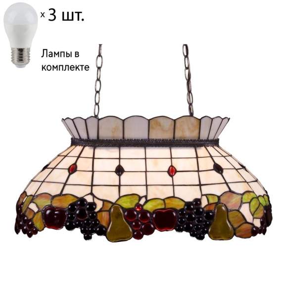 Подвесной светильник с лампочками Velante 850-803-03+Lamps E27 P45