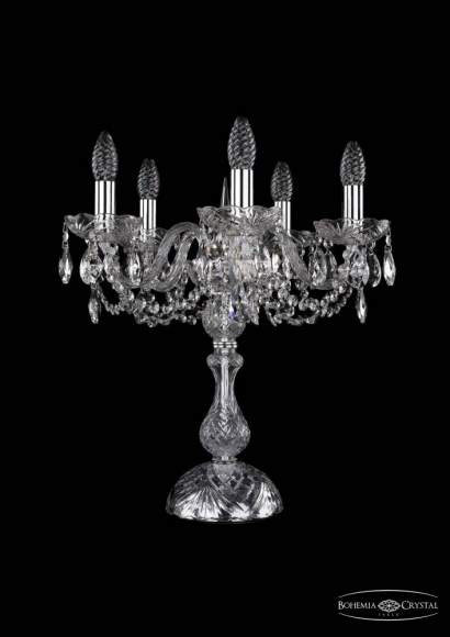 1402L/5/141-47/Ni Настольная лампа Bohemia Ivele Crystal
