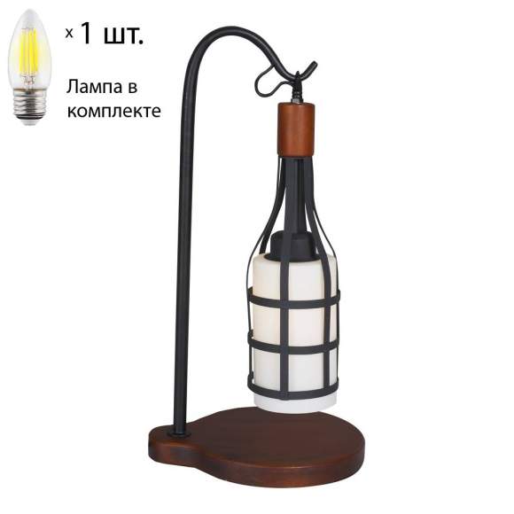Настольная лампа с лампочкой Velante 589-704-01+Lamps E27 Свеча