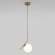 50152/1 латунь Подвесной светильник со стеклянным плафоном Eurosvet Frost