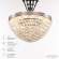 Потолочный светодиодный диммируемый светильник с пультом ДУ Bohemia Ivele Crystal 1932 19321/25IV/LED-DIM Ni