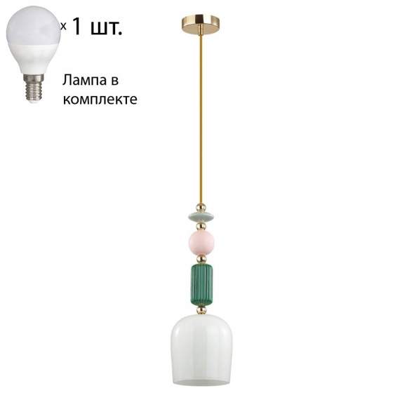 Подвесной светильник с лампочкой Odeon Light Candy 4861/1+Lamps E14 P45