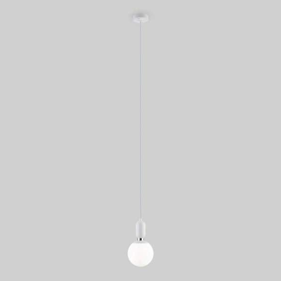 50158/1 белый белый Подвесной светильник с длинным тросом Eurosvet Bubble Long