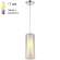 Подвесной светильник с лампочкой Velante 229-006-01+Lamps E27 Свеча