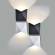 1517 TECHNO LED BATTERFLY белый Уличный настенный светодиодный светильник Elektrostandard (a038827)