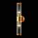Бра Crystal Lux с лампочками SANCHO AP2 GOLD+Lamps E14 Свеча