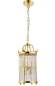 Подвесной светильник Crystal Lux  с лампочками TADEO SP4 D200 GOLD/TRANSPARENTE+Lamps E14 P45