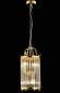 Подвесной светильник Crystal Lux  с лампочками TADEO SP4 D200 GOLD/TRANSPARENTE+Lamps E14 P45