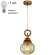 Подвесной светильник с лампочкой Velante 545-706-01+Lamps E27 P45