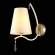 Бра Crystal Lux с лампочкой RENATA AP1 GOLD+Lamps E14 Свеча