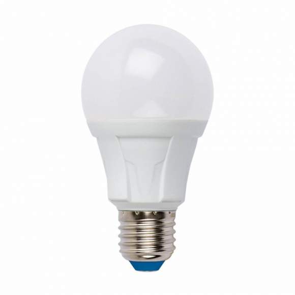 Лампа светодиодная E27 18W 3000K (Теплый белый) матовая Uniel Яркая LED-A60 18W/3000K/E27/FR PLP01WH картон (UL-00005036)