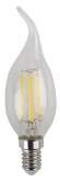 Филаментная светодиодная лампа Е14 5W 2700К (теплый) Эра F-LED BXS-5W-827-E14 (Б0043436)