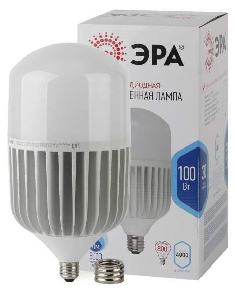 Светодиодная лампа E27(Е40) 100W 4000К (белый) Эра LED POWER T160-100W-4000-E27/E40 (Б0032089)