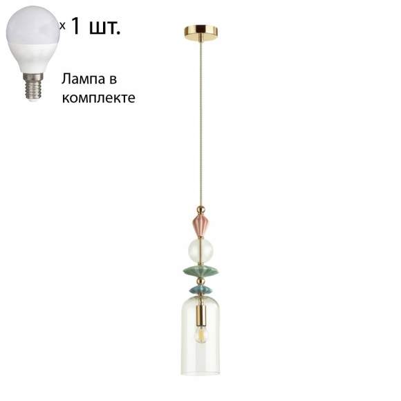 Подвесной светильник с лампочкой Odeon Light Bizet 4855/1+Lamps E14 P45