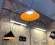 Подвесной светодиодный светильник Italline IT03-1429 black/orange