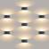 1549 TECHNO LED BLINC черный Уличный настенный светодиодный светильник Elektrostandard (a038413)