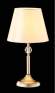 Настольная лампа Crystal Lux с лампочкой Flavio LG1 Gold+Lamps E14 Свеча