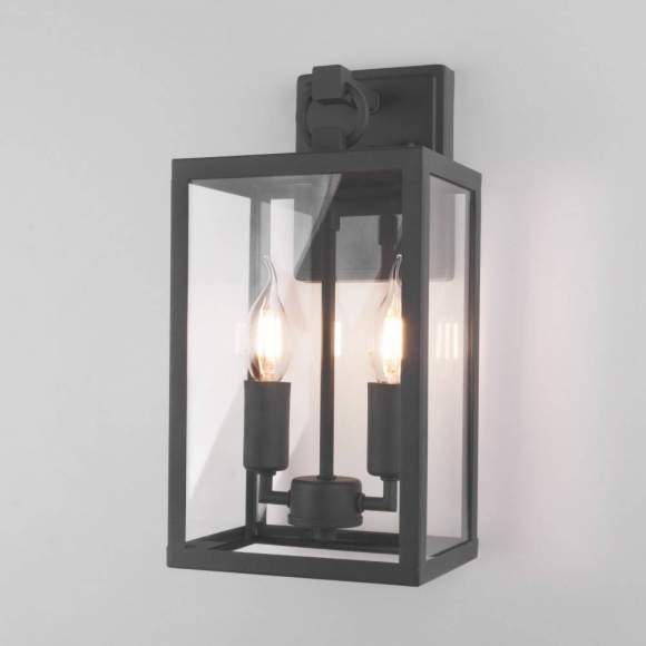 Уличный настенный светильник Elektrostandard Candle D (35150/D) темно-серый (a058478)