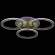 Потолочная светодиодная диммируемая люстра с пультом ДУ Reluce 20425 1423146