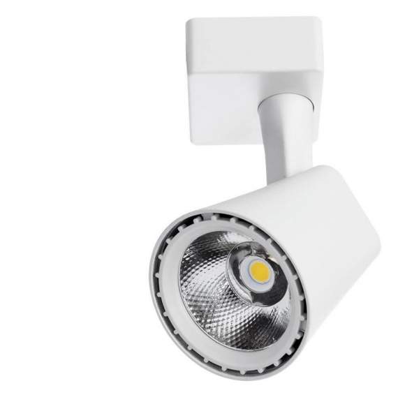 Однофазный LED светильник 10W 3000К для трека Arte Lamp Amico A1811PL-1WH