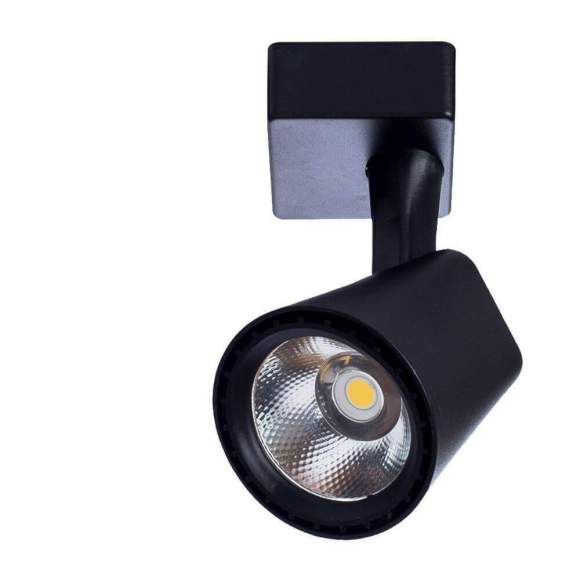 Однофазный LED светильник 10W 3000К для трека Arte Lamp Amico A1811PL-1BK