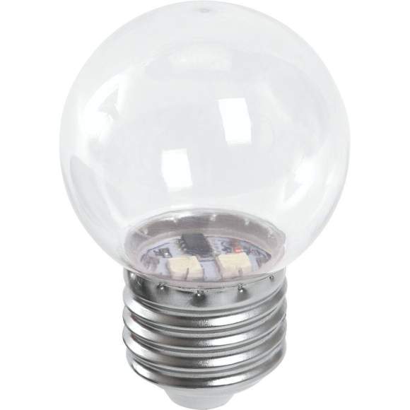 Светодиодная лампа для гирлянд белт-лайт CL25, CL50, E27 1W 6400K (холодный) Feron LB-37 38120
