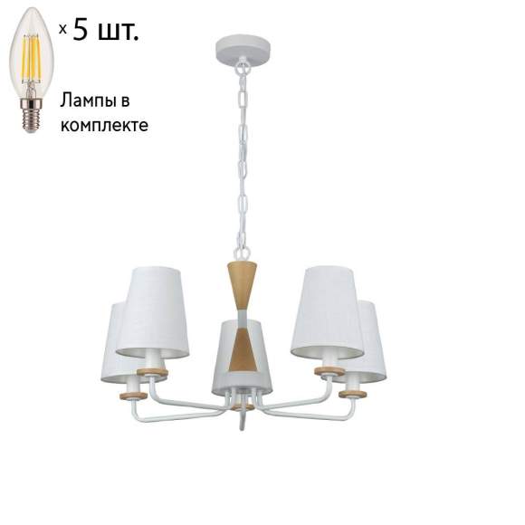 Подвесная люстра с лампочками F-Promo Arbor 2736-5P+Lamps E14 Свеча