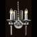 Бра Crystal Lux с лампочками MARRON AP2 CHROME+Lamps E14 Свеча