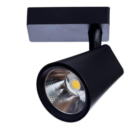 Однофазный LED светильник 20W 3000К для трека Arte Lamp Amico A1821PL-1BK