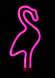 Садовый неоновый светильник Фламинго на солнечной батарее Эра ERASF012-30 (Б0044238)