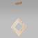 Подвесной светодиодный светильник Eurosvet Maya 90224/3 матовое золото (a050150)
