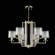 Подвесная люстра Crystal Lux с лампочками NICOLAS SP-PL6 GOLD/WHITE+Lamps E14 P45
