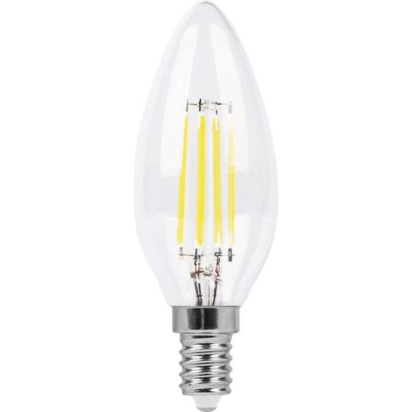 Филаментная светодиодная лампа E14 9W 2700К (теплый) C35 LB-73 Feron 25956