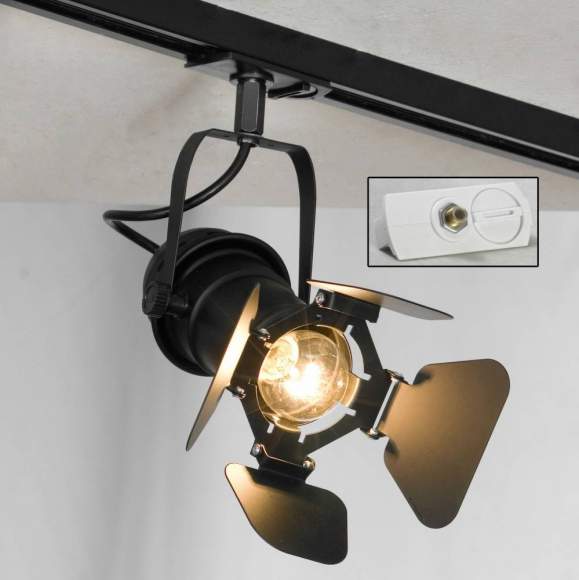 Однофазный светильник для трека Thornton Lussole Loft LSP-9838-TAW