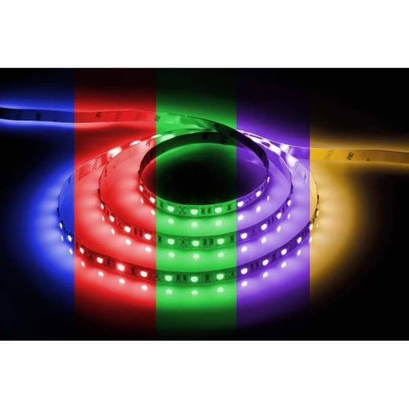 3м. Комплект светодиодной ленты RGB 5050, 14.4W, 12V, 60LED/m, IP20 LS606 Feron 27722