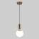 50151/1 латунь Подвесной светильник со стеклянным плафоном Eurosvet Bubble