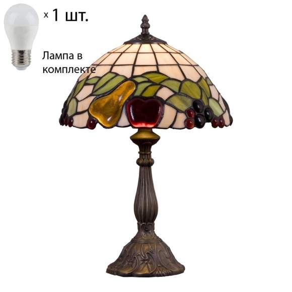 Настольная лампа  с лампочкой Velante 850-804-01+Lamps E27 P45