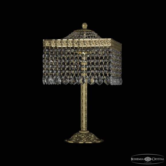 Настольная лампа Bohemia Ivele Crystal 19202L6/25IV G Leafs