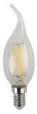 Филаментная светодиодная лампа Е14 5W 4000К (белый) Эра F-LED BXS-5W-840-E14