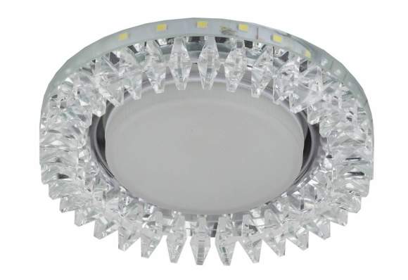 Встраиваемый светильник cо LED подсветкой Эра DK LD20 SL/WH (Б0028065)