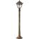 Светильник садово-парковый Feron PL4076 столб четырехгранный 60W E27 230V, черное золото 11602