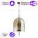 Подвесной светильник Odeon Light Bell с поддержкой Алиса 4892/4-А