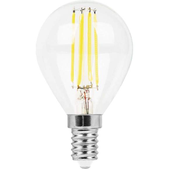 Фламентная светодиодная лампа E14 9W 4000К (белый) G45 LB-509 Feron (38002)