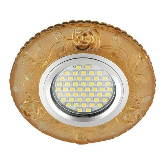 Встраиваемый светильник с подсветкой Fametto Luciole DLS-L150 Gu5.3 Glassy/Yellow UL-00003906