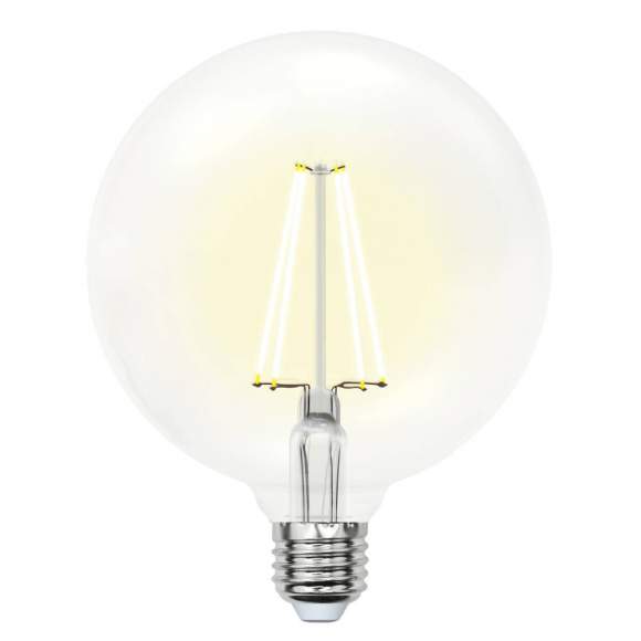 Филаментная светодиодная лампа E27 10W 4000K (белый) Sky Uniel LED-G125-10W-NW-E27-CL PLS02WH (UL-00004859)