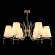 Подвесная люстра Crystal Lux с лампочками RENATA RENATA SP6 GOLD+Lamps E14 Свеча