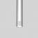 Подвесной светодиодный светильник Евросвет Strong 50189/1 LED серебро (a048076)
